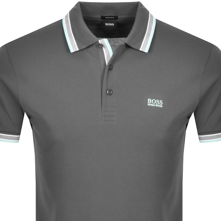 Alternative Image for ProductBOSS Paddy Polo T Shirt Grey2
